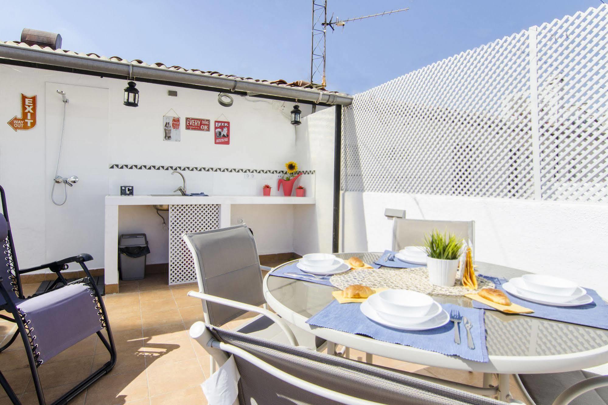 Apartments Dreammadrid Atocha Terraza 외부 사진